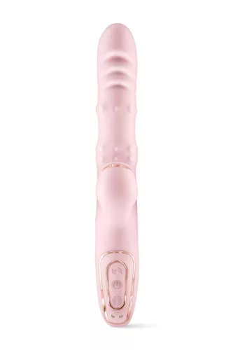 Yoba Vibrátor Rabbit 5 az 1-ben Forgó, tapping, melegíthető porrózsaszín