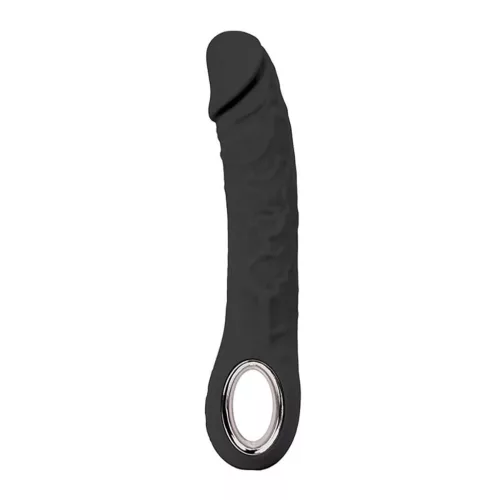 Vibrátor 10 mód, melegítő funkció 22 cm fekete