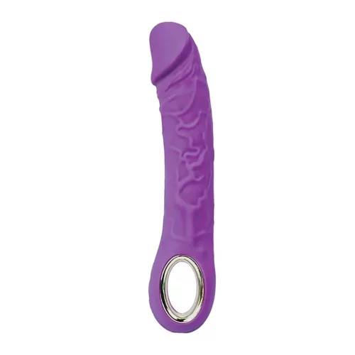 Vibrátor Rezgő 10 mód, Melegíthető 22 cm lila