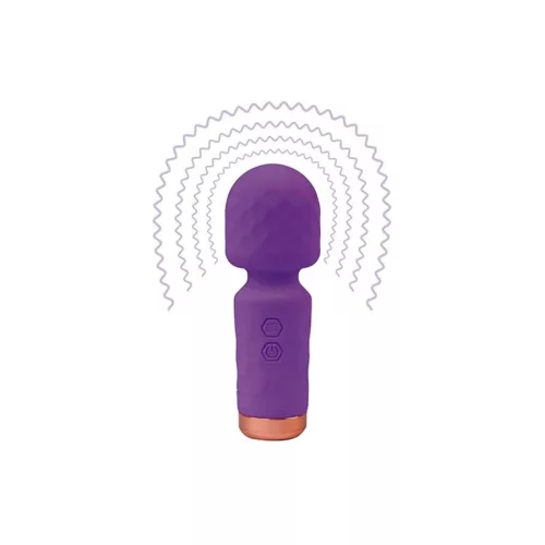 Eros Vibrátor Rezgő, 10 mód, USB-töltés 11,5 cm lila