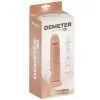 Demeter Dildó Rezgő 10 mód USB töltő 20 cm ultrapuha szilikon