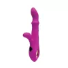 Ares vibrátor thrusting, 8 mód, 23 cm fekete