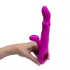 Ares vibrátor thrusting, 8 mód, 23 cm fekete