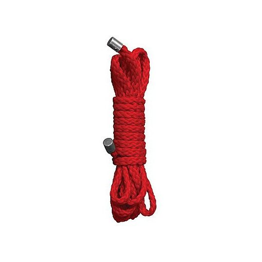Kinbaku Mini Rope – 1,5m - érzéki piros kötelezés