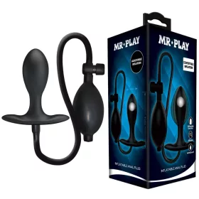   Mr. Play Análplug Növelhető Méret, P-pont Stimuláló, Biztonsági Szelepes Szilikon