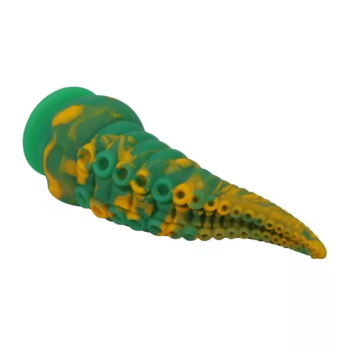 Power Monsters Abyssal Colossus – 22.5 cm Rippled Monster Silicone Dildo