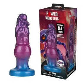   Power Monsters Rift Titan – 24 cm Rippled Monster Silicone Dildo