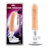 Realistákus dildó Állítható talp, 10 rezgésfokozat, vízálló 18 cm bőrszínű