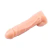 Dildó Realisztikus, hajlékony 20,5 cm, átlátszó
