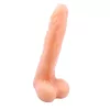 Realistic Dildó Rugalmas bőrhatású 17,7 cm bőrszín