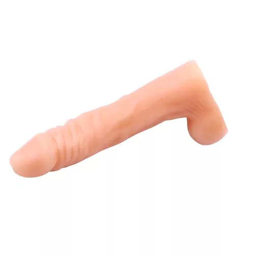 Realistic Dildó Rugalmas bőrhatású 17,7 cm bőrszín