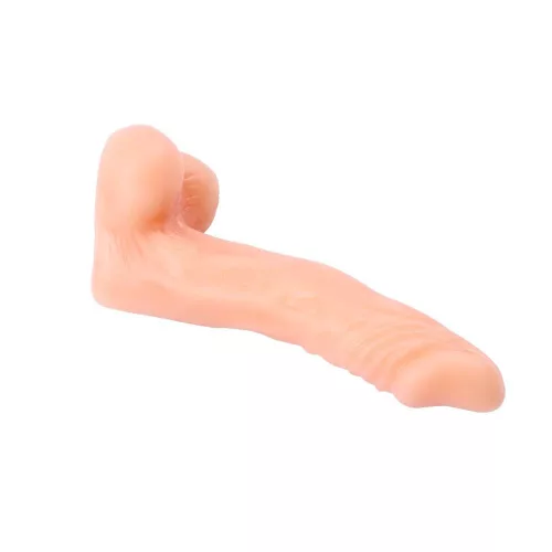 Realistic Dildó Rugalmas bőrhatású 17,7 cm bőrszín