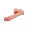 Dildo Kettős sűrűségű szilikon, realisztikus, vízálló, tapadókoronggal
