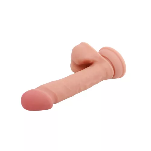 Dildo Kettős sűrűségű szilikon, realisztikus, vízálló, tapadókoronggal