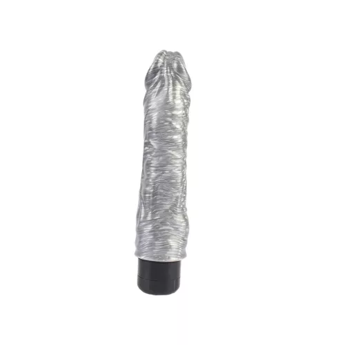 Chubby Beau Vibrátor Antibakteriális, többsebességes 21,5 cm ezüst