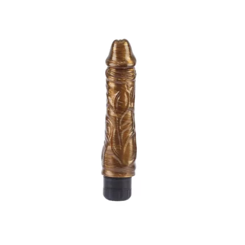 Chubby Vibrátor antibakteriás, többsebességes 21,5 cm arany