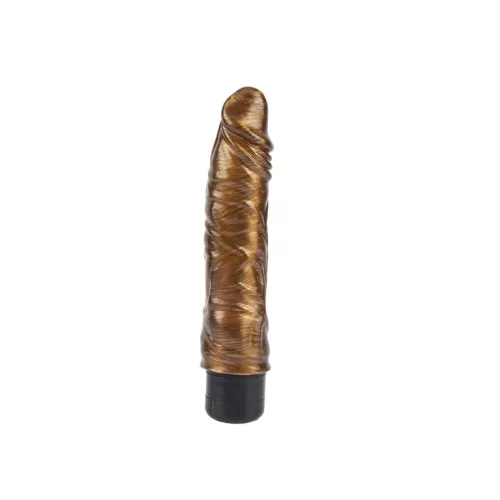 Chubby Vibrátor antibakteriás, többsebességes 21,5 cm arany
