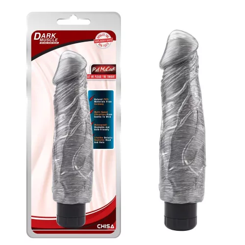 Pat McCock Vibrátor Realisztikus, szabályozható vibráció 23,5 cm ezüst