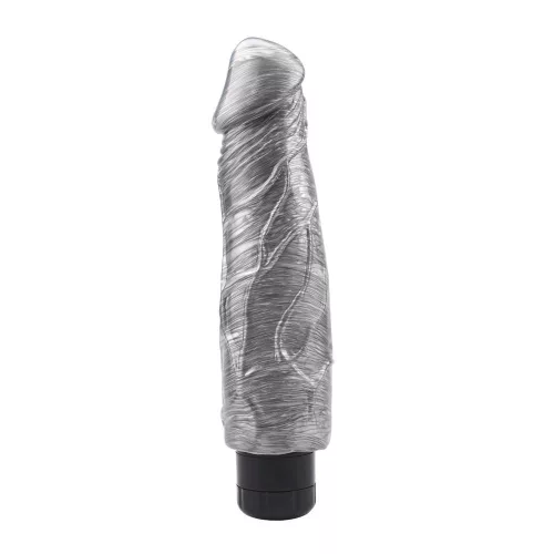 Pat McCock Vibrátor Realisztikus, szabályozható vibráció 23,5 cm ezüst