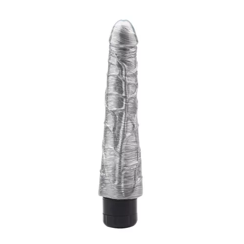 Johnny Boner Vibrátor Rezgő, állítható intenzitás 23 cm ezüst