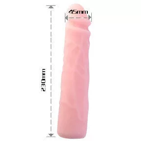BAILE – élethű tapintású szilikon dildó 23 cm