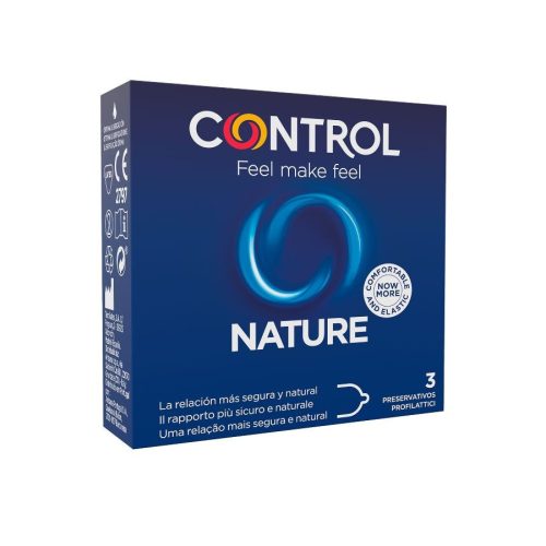 CONTROL Adapta Nature – prémium óvszerek 3 db-os kiszerelésben
