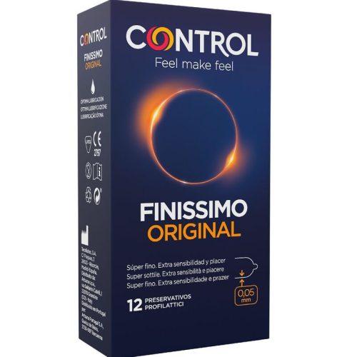 CONTROL Finissimo – ultra vékony óvszerek 12 db-os kiszerelésben