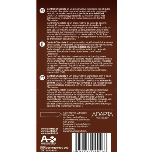 CONTROL Adapta - ízesített óvszer 12 db-os kiszerelésben
