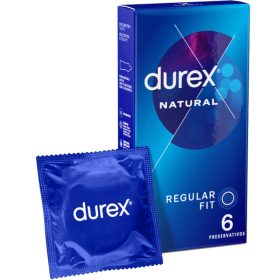   Durex Natural Classic – prémium óvszer, 6 darabos kiszerelés