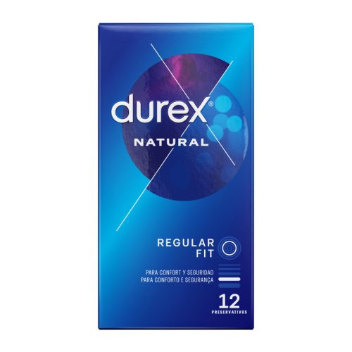 Durex Natural Plus – prémium óvszer, 12 darabos csomag