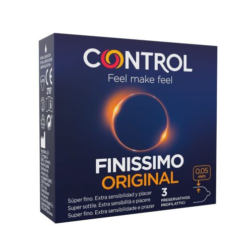 CONTROL Finissimo – ultra vékony óvszer 3 db-os kiszerelés