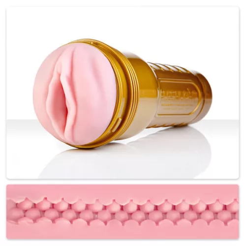 Fleshlight maszturbátor állóképesség fejlesztő, állítható szívás arany tokkal