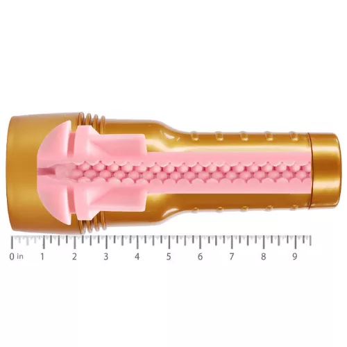 Fleshlight maszturbátor állóképesség fejlesztő, állítható szívás arany tokkal