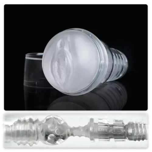 Fleshlight Ice Lady Crystal maszturbátor, áttetsző - vagina