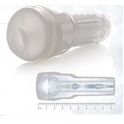 Fleshlight Ice Lady Crystal maszturbátor, áttetsző - vagina