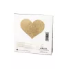 BIJOUX - Indiscrets Flash Golden Heart – érzéki mellbimbó takarók