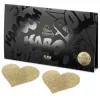 BIJOUX - Indiscrets Flash Golden Heart – érzéki mellbimbó takarók