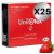 UNILATEX – piros eper ízű óvszercsomag 25 x 144 db