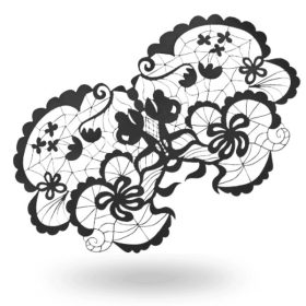 Bijoux - elegáns arcmaska az érzéki játékhoz