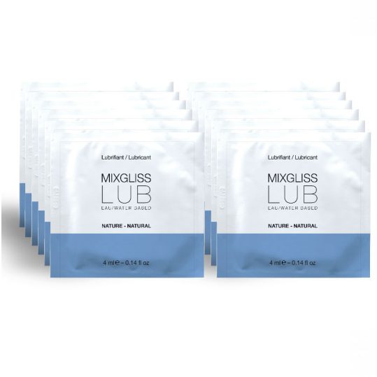 MIXGLISS – természetes vízbázisú síkosító 12 db egyedi adag