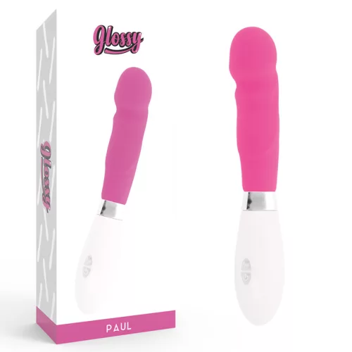 GLOSSY Paul – prémium pink vibrátor érzéki élményekhez