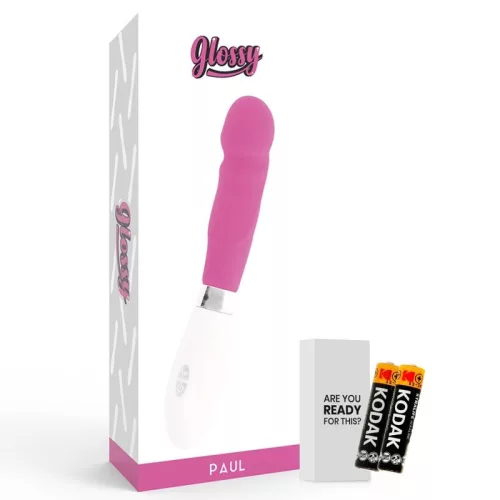 GLOSSY Paul – prémium pink vibrátor érzéki élményekhez