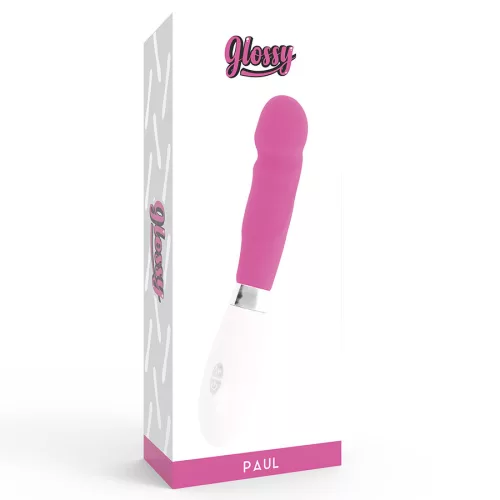 GLOSSY Paul – prémium pink vibrátor érzéki élményekhez