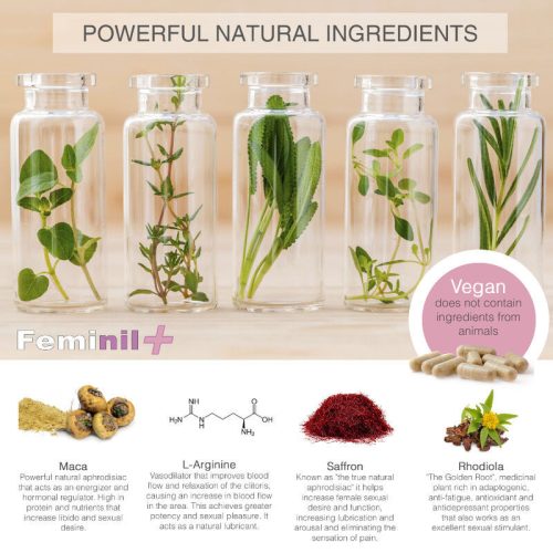 500 COSMETICS - FEMINIL+ – női libidónövelő kapszulák