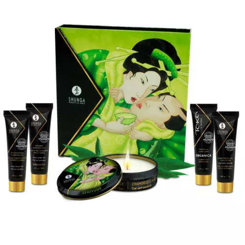 SHUNGA - titkos geisha organikus zöld tea készlet