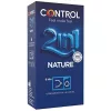 CONTROL - DUO NATURA 2 az 1-ben óvszer és síkosító