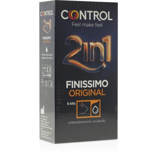 CONTROL Finissimo Duo – prémium síkosító 6 db csomagban
