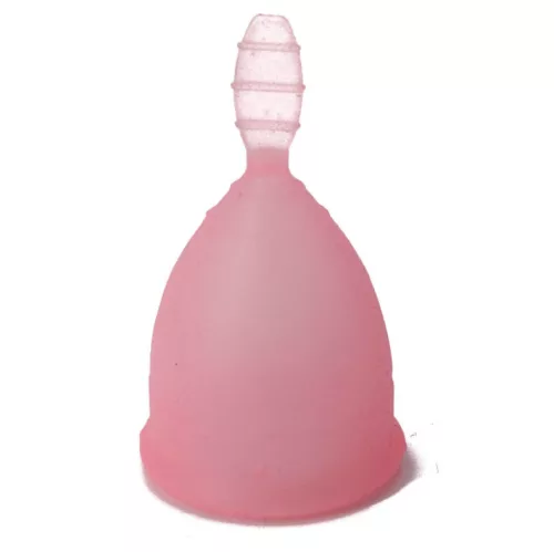 Nina Kikí – prémium menstruációs bögre, rózsaszín L méret