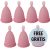 NINA KIKÍ – pink menstruációs kupa S méret + 1 ajándék