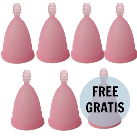 NINA KIKÍ – pink menstruációs kupa S méret + 1 ajándék